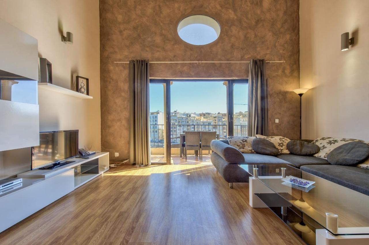Spinola Court - Stunning Seaview Apartment & Penthouse On Spinola Bay By Shortletsmalta Saint Julian's Exteriér fotografie