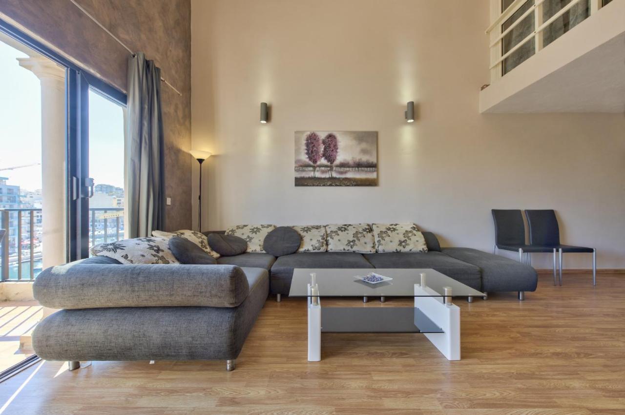 Spinola Court - Stunning Seaview Apartment & Penthouse On Spinola Bay By Shortletsmalta Saint Julian's Exteriér fotografie