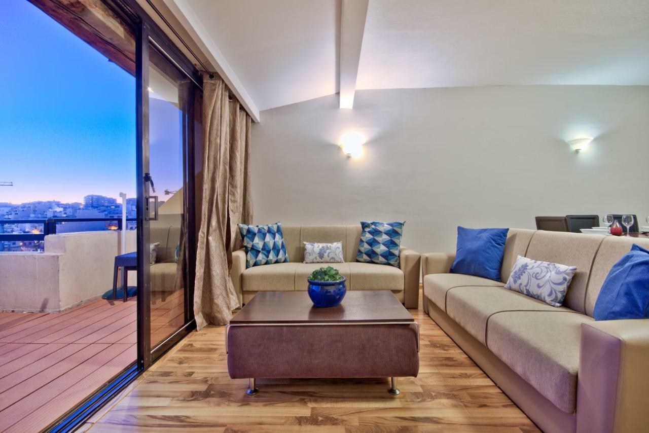 Spinola Court - Stunning Seaview Apartment & Penthouse On Spinola Bay By Shortletsmalta Saint Julian's Exteriér fotografie