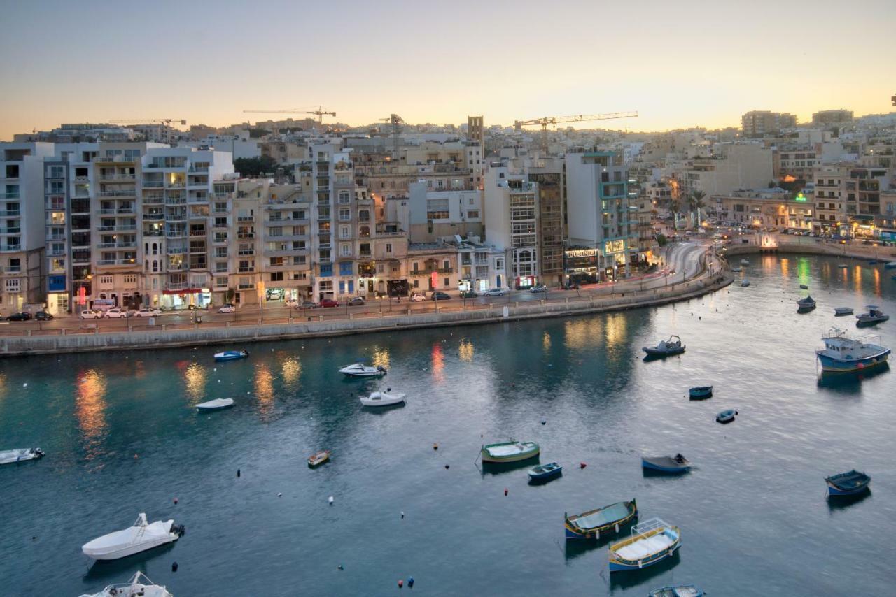 Spinola Court - Stunning Seaview Apartment & Penthouse On Spinola Bay By Shortletsmalta Saint Julian's Exteriér fotografie